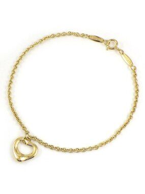 Tiffany & Co Bracelet Open Heart 18k Yellow Gold